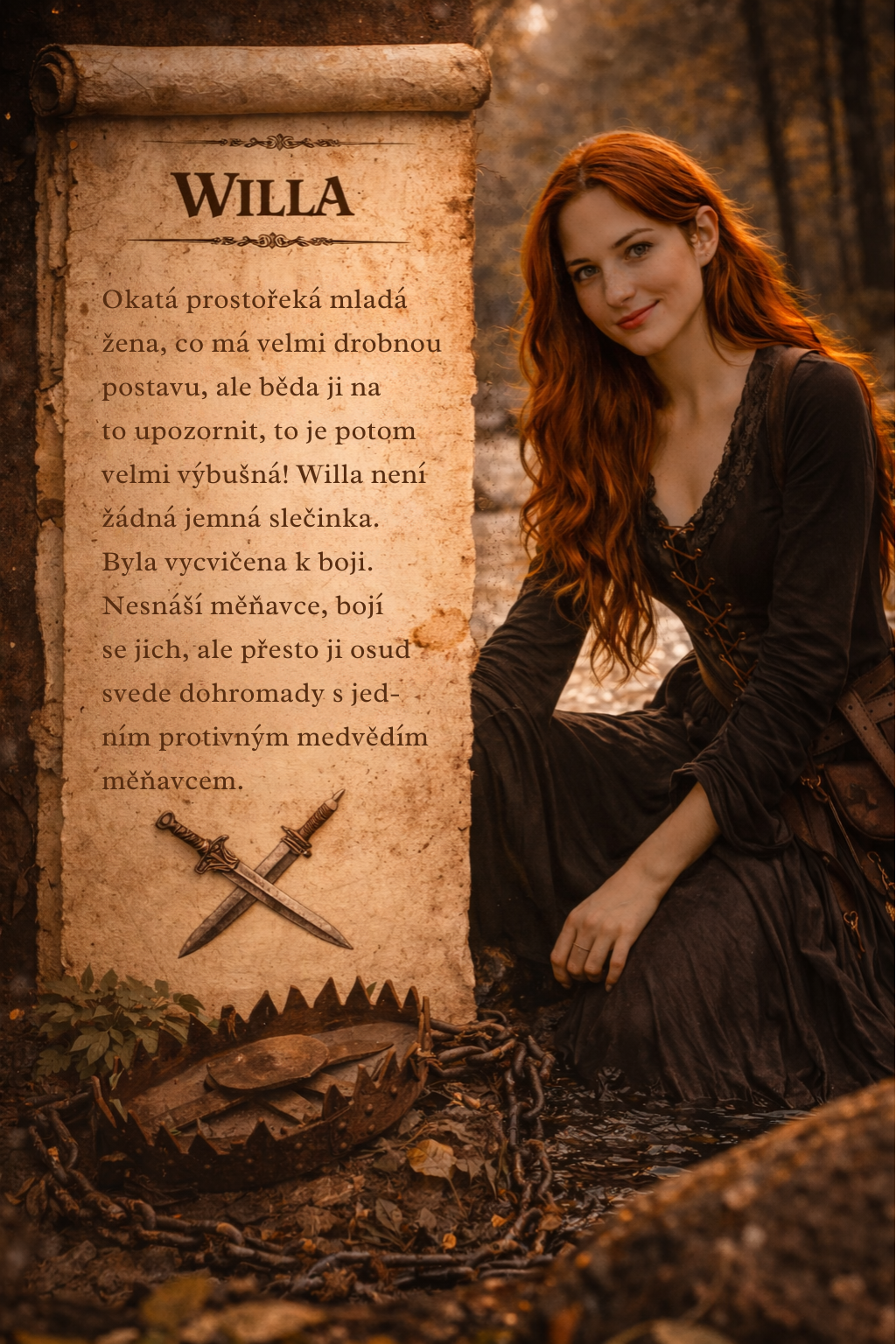 Zkroceni psance - medailonky (3)